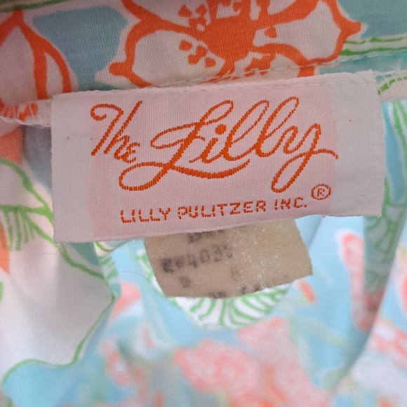 Vintage 60s The Lilly Lilly Pulitzer Floral  Eyelet Tiered Maxi Skirt SZ 8 - Picture 2 of 12